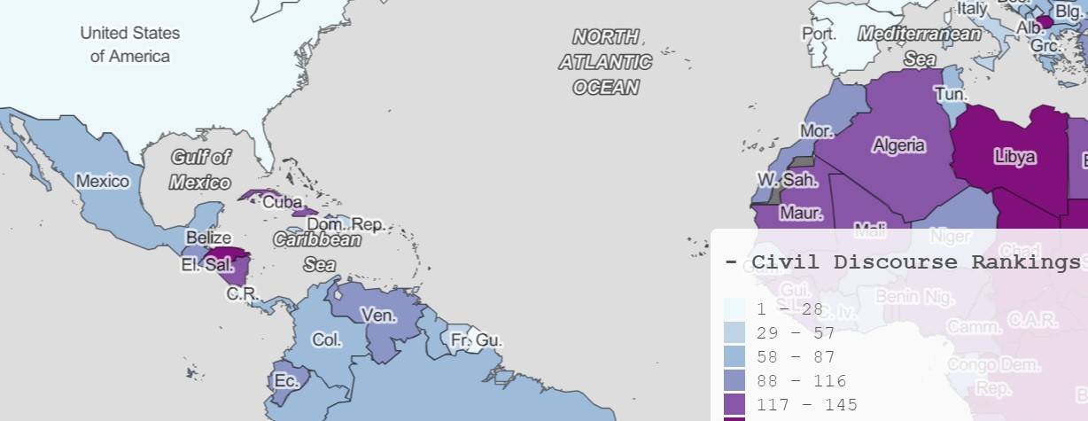 Civil Discourse Map Screenshot